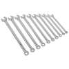 Combination Spanner Set 10pc Extra-Long Metric