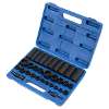 Impact Socket Set 32pc Standard/Deep 3/8" & 1/2"Sq Drive Metric/Imperial