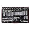 Socket Set 64pc 3/8" & 1/2"Sq Drive 6pt WallDrive&#174; - Metric/Imperial