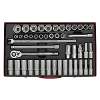 Socket Set 46pc 1/2"Sq Drive 6pt WallDrive&#174; - Metric