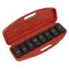 Impact Socket Set 8pc Deep 1"Sq Drive - Metric