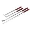 Pry Bar Set 4pc Heavy-Duty with Hammer Cap