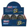 Rubber Tape Measure 5m(16ft) x 19mm Metric/Imperial Display Box of 12