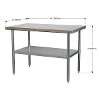 Stainless Steel Workbench 1.2m