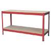 Workbench 1.53m Steel Wooden Top