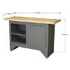 Workbench with Cupboard Heavy-Duty