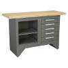 Workbench with 5 Drawers Ball-Bearing Slides Heavy-Duty