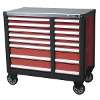 Mobile Workstation 16 Drawer with Ball-Bearing Slides