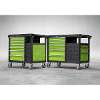 Mobile Workstation 7 Drawer & Cupboard 920mm