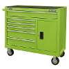 Rollcab 6 Drawer with Ball Bearing Slides - Green