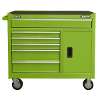 Rollcab 6 Drawer with Ball Bearing Slides - Green