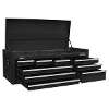 Topchest 9 Drawer with Ball Bearing Slides - Black