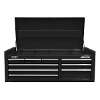 Topchest 9 Drawer with Ball Bearing Slides - Black