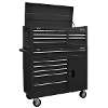 Topchest 9 Drawer with Ball Bearing Slides - Black