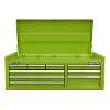 Topchest 9 Drawer with Ball Bearing Slides - Green