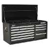 Topchest 14 Drawer with Ball-Bearing Slides Heavy-Duty - Black