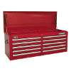 Topchest 10 Drawer with Ball-Bearing Slides - Red