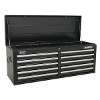 Topchest 10 Drawer with Ball-Bearing Slides - Black