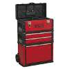 Mobile Steel/Composite Toolbox - 3 Compartment