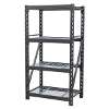 Heavy-Duty Racking Unit with 4 Mesh Shelves 640kg Capacity Per Level 978mm