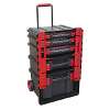 Professional Mobile Toolbox with 5 Removable Storage Cases