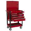 Heavy-Duty Mobile Tool & Parts Trolley with 5 Drawers & Lockable Top