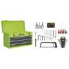 3 Drawer Portable Tool Chest with Ball-Bearing Slides & 93pc Tool Kit