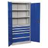 Industrial Cabinet 5 Drawer 3 Shelf 1800mm