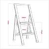 Aluminium Professional Folding Step Ladder 2-Step 150kg Capacity