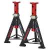 Axle Stands (Pair) 6 Tonne Capacity per Stand - Red