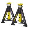 Axle Stands (Pair) 6 Tonne Capacity per Stand - Yellow