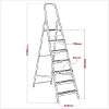 Aluminium Step Ladder 7-Tread EN 131