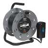 Cable Reel 25m 4 x 230V 1.25mm� Thermal Trip with RCD Plug