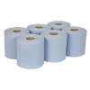 Paper Roll Blue 2-Ply Embossed 150m Pack of 6