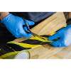 Hazard Warning Barrier Tape 80mm x 100m Black/Yellow Non-Adhesive