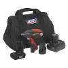 Impact Wrench Kit 3/8"Sq Drive 12V Lithium-ion - 3 Batteries