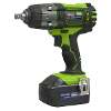 Cordless Impact Wrench 18V 3Ah Lithium-ion 1/2"Sq Drive Hi-Vis