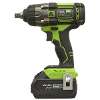 Cordless Impact Wrench 18V 4Ah Lithium-ion 1/2"Sq Drive