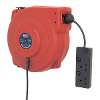 Cable Reel System Retractable 10m 2 x 230V Socket