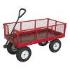 Platform Truck with Sides Pneumatic Tyres 450kg Capacity