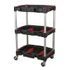 Workshop Trolley 3-Level Composite with Parts Storage