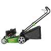 Dellonda Hand-Propelled Petrol Lawnmower Grass Cutter, 132cc 16"/40cm 4-Stroke - DG100