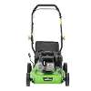 Dellonda Hand-Propelled Petrol Lawnmower Grass Cutter, 132cc 16"/40cm 4-Stroke - DG100