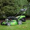 Dellonda Self-Propelled Petrol Lawnmower Grass Cutter, 144cc 18"/46cm 4-Stroke