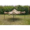 Dellonda Premium 3 x 3m Pop-Up Gazebo, PVC Coated, Water Resistant Fabric, Supplied with Carry Bag, Rope, Stakes & Weight Bags - Beige Canopy