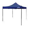 Dellonda Premium 3 x 3m Pop-Up Gazebo, PVC Coated, Water Resistant Fabric, Supplied with Carry Bag, Rope, Stakes & Weight Bags - Blue Canopy