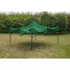 Dellonda Premium 3 x 3m Pop-Up Gazebo, PVC Coated, Water Resistant Fabric, Supplied with Carry Bag, Rope, Stakes & Weight Bags - Dark Green Canopy