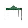 Dellonda Premium 3 x 3m Pop-Up Gazebo, PVC Coated, Water Resistant Fabric, Supplied with Carry Bag, Rope, Stakes & Weight Bags - Dark Green Canopy