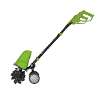 Dellonda Electric Tiller/Cultivator, 1500W Rotavator for Digging Garden Soil, Electric Weeder 40cm Working Width, 6 Blades, 10m Power Cable, Foldable Frame