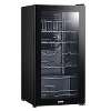 Baridi 28 Bottle Wine Fridge with Digital Touchscreen Controls & LED Light, Black - DH10